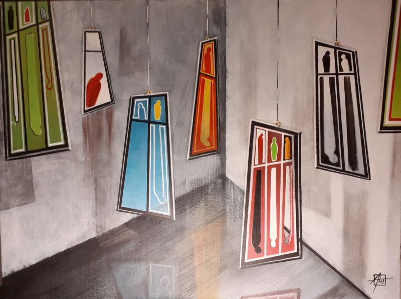 Vite esposte - a Paintings by athos bugno